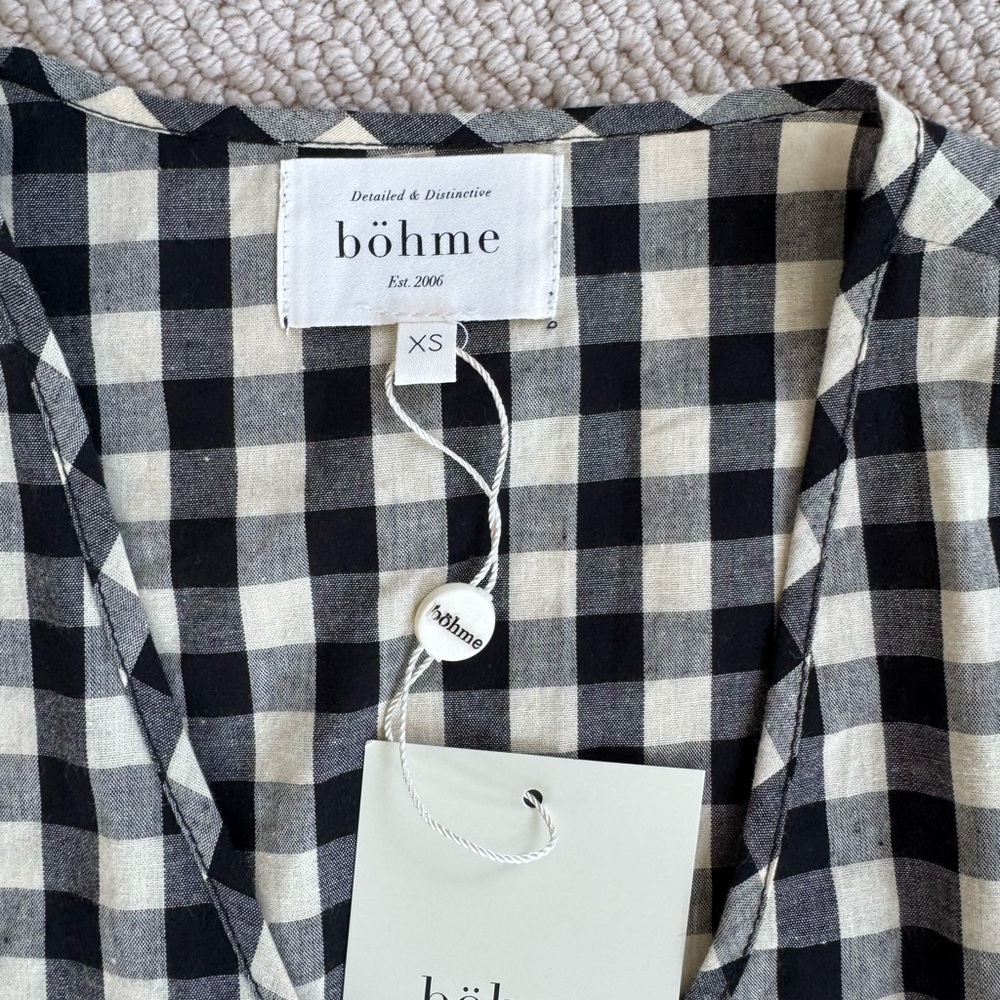 Bohme Callie Gingham Blouse - Picture 2 of 5
